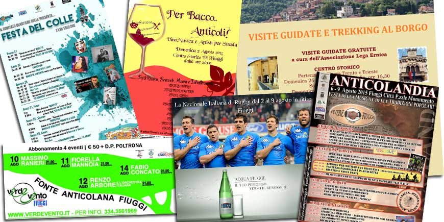 Eventi a Fiuggi 2015